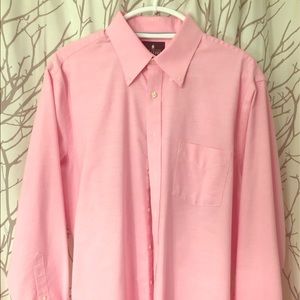 Baby pink stafford button down
